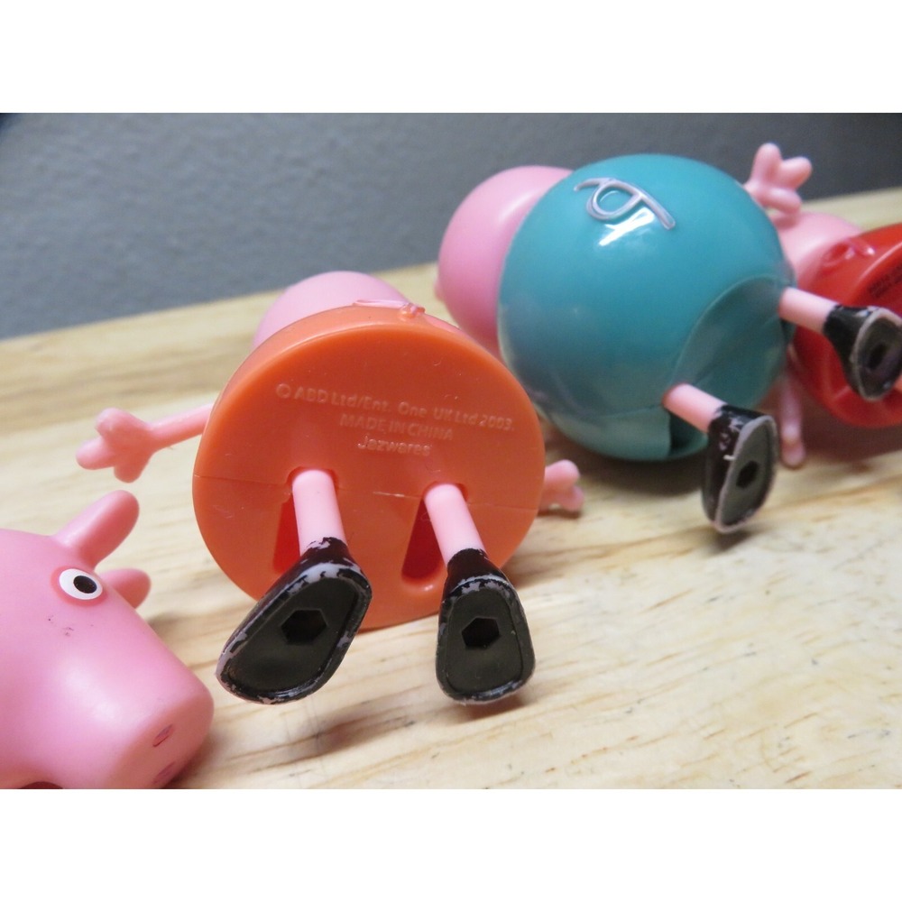 Peppa Pig Lot of 12 Figure Mixed George Mama Papa + Others 17 Total Pieces - Picture 14 of 14